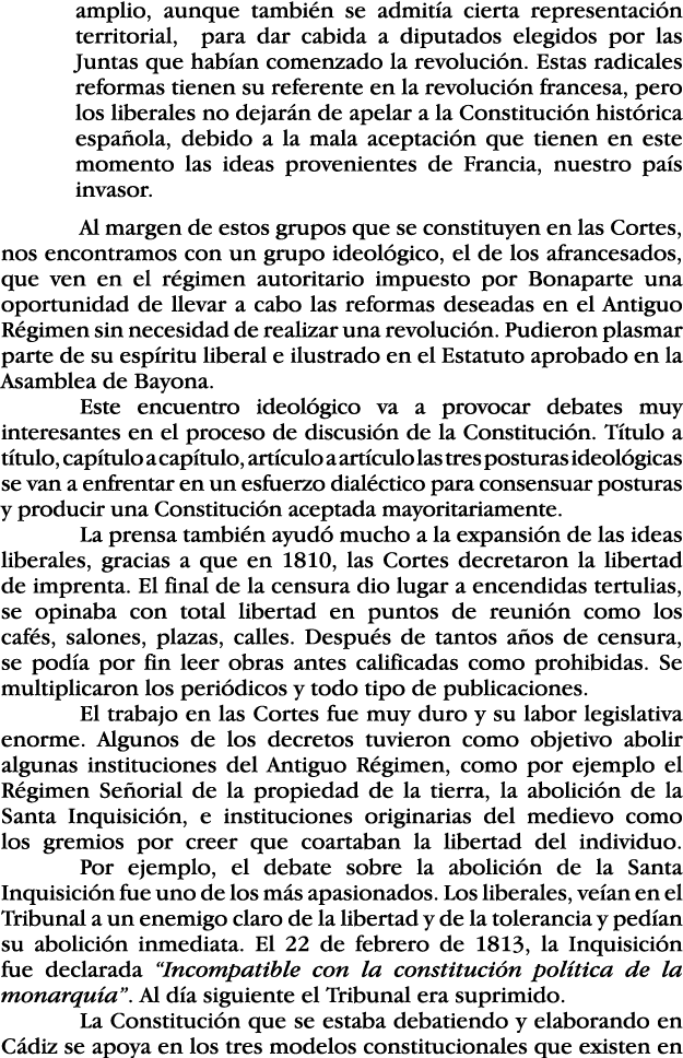 amplio, aunque también se admitía cierta representación territorial, para dar cabida a diputados elegidos por las Jun   