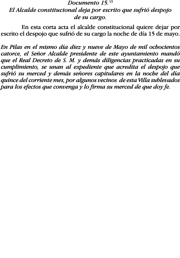 Documento 15 13 El Alcalde constitucional deja por escrito que sufrió despojo de su cargo  En esta corta acta el alca   