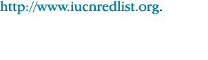 http:  www iucnredlist org 