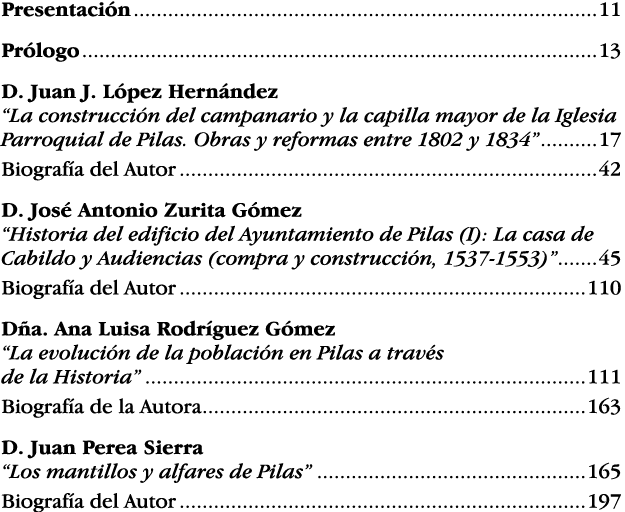 Presentación 11 Prólogo 13 D  Juan J  López Hernández  La construcción del campanario y la capilla mayor de la Iglesi   