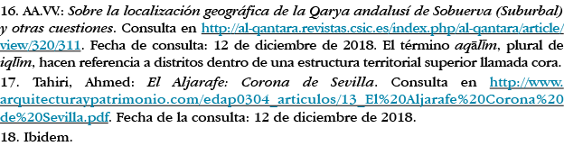 16  AA VV : Sobre la localización geográfica de la Qarya andalusí de Sobuerva (Suburbal) y otras cuestiones  Consulta   