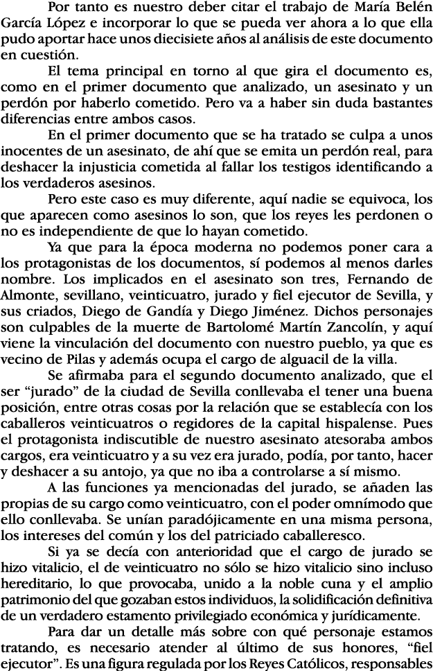 Por tanto es nuestro deber citar el trabajo de María Belén García López e incorporar lo que se pueda ver ahora a lo q   